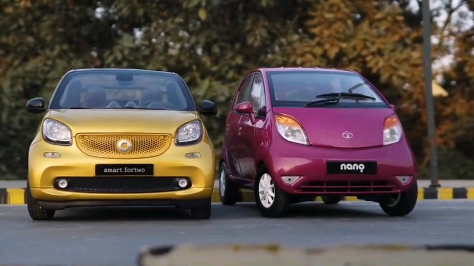 塔塔nano 与 smart fortwo 1:18模型秀