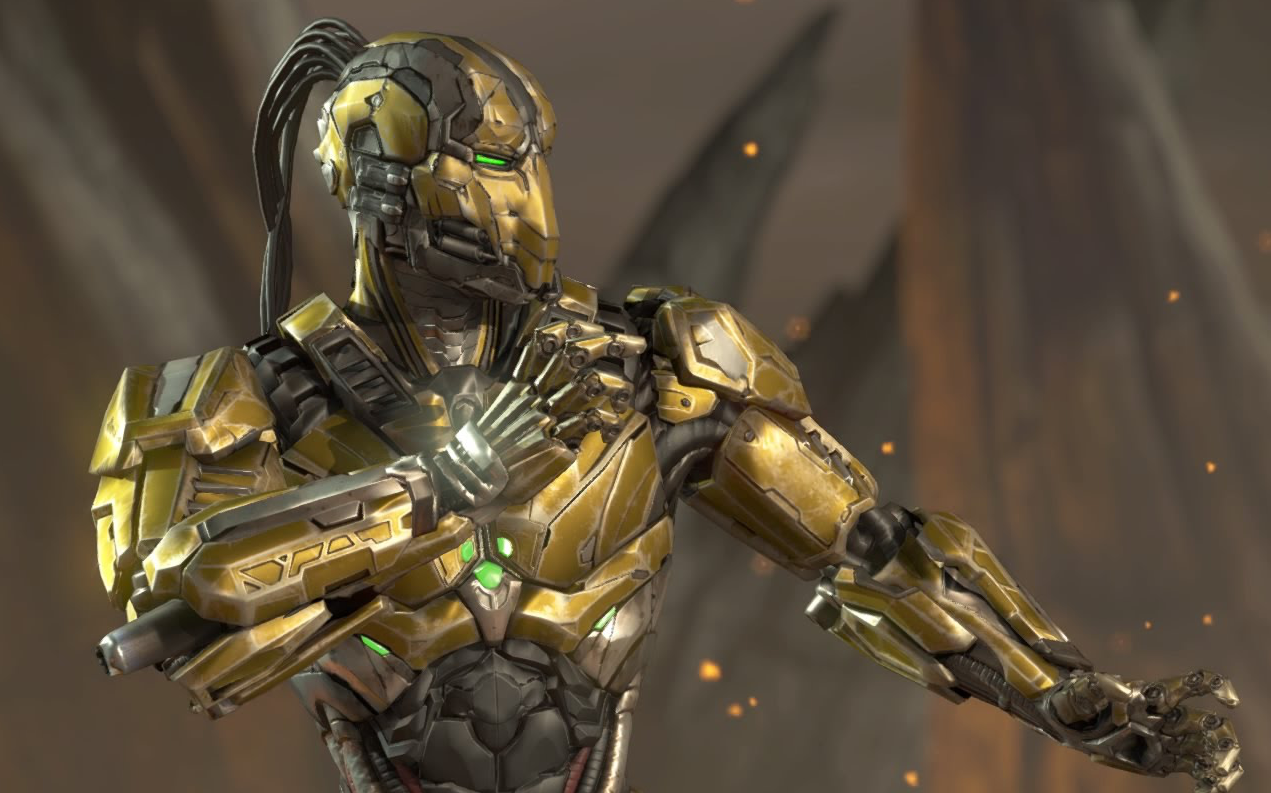 【真人快打x】三体机械-塞维斯/塞克特 vs 空佬-狂风暴雨(职业玩家