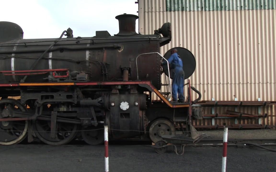 【非洲大地蒸汽机车视频第一弹】博茨瓦纳铜矿专用线上的蒸汽机车