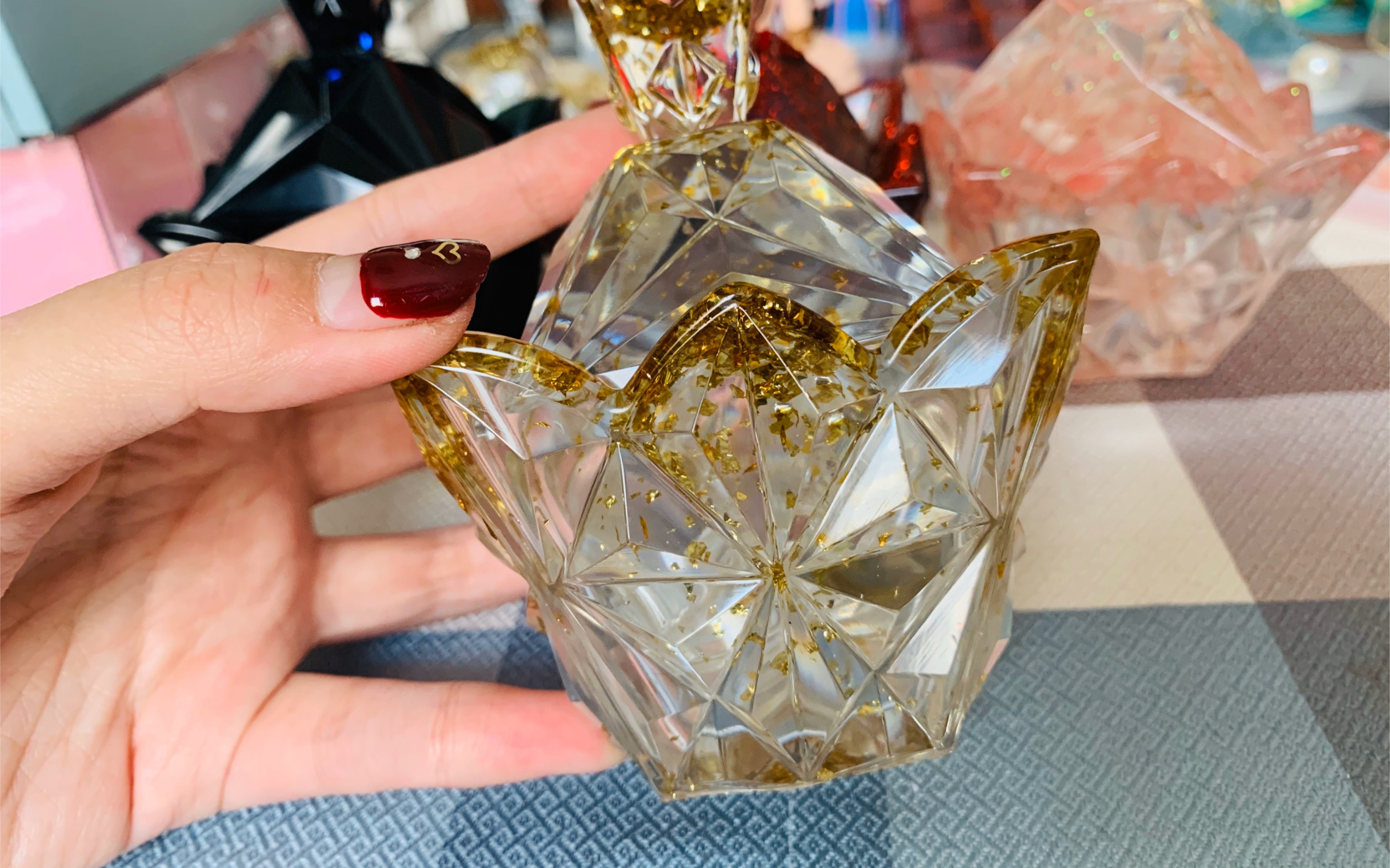 【脱膜】水晶收纳盒～亮晶晶的东西女孩子都无法抗拒～