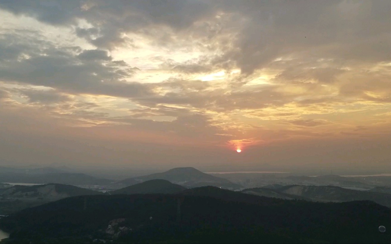 八分山日落