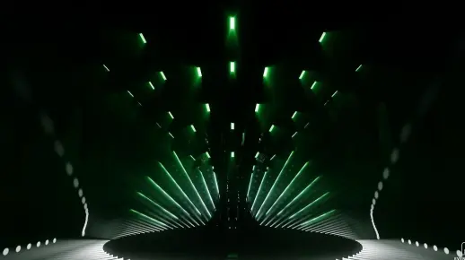 《时空之木》灯光作品模拟视频
