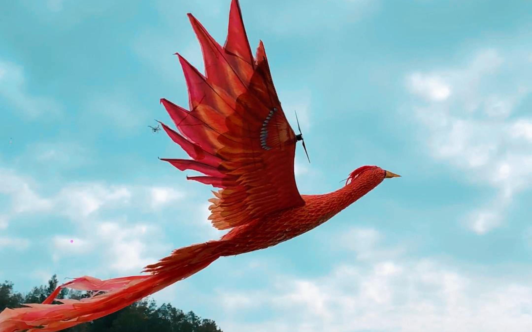 凤凰造型飞行器