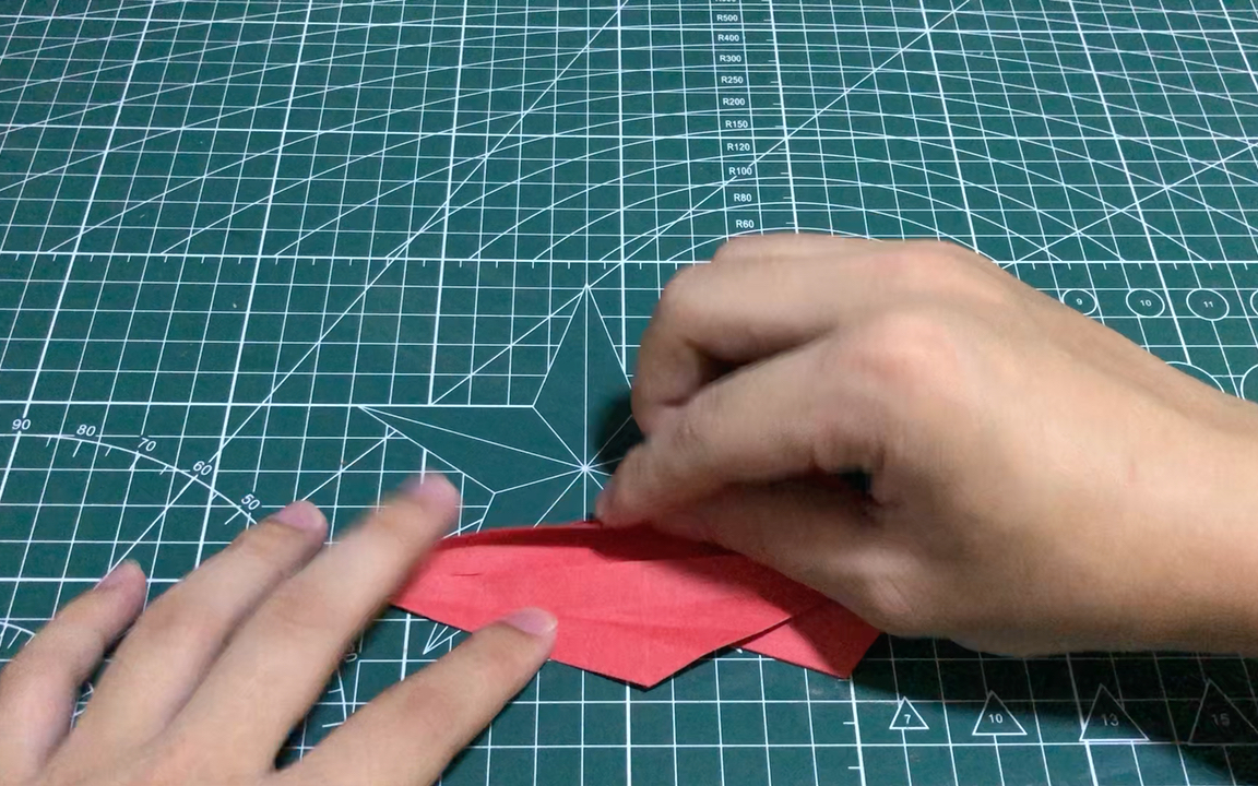 折纸红缨枪,让你感受传统兵器的魅力!