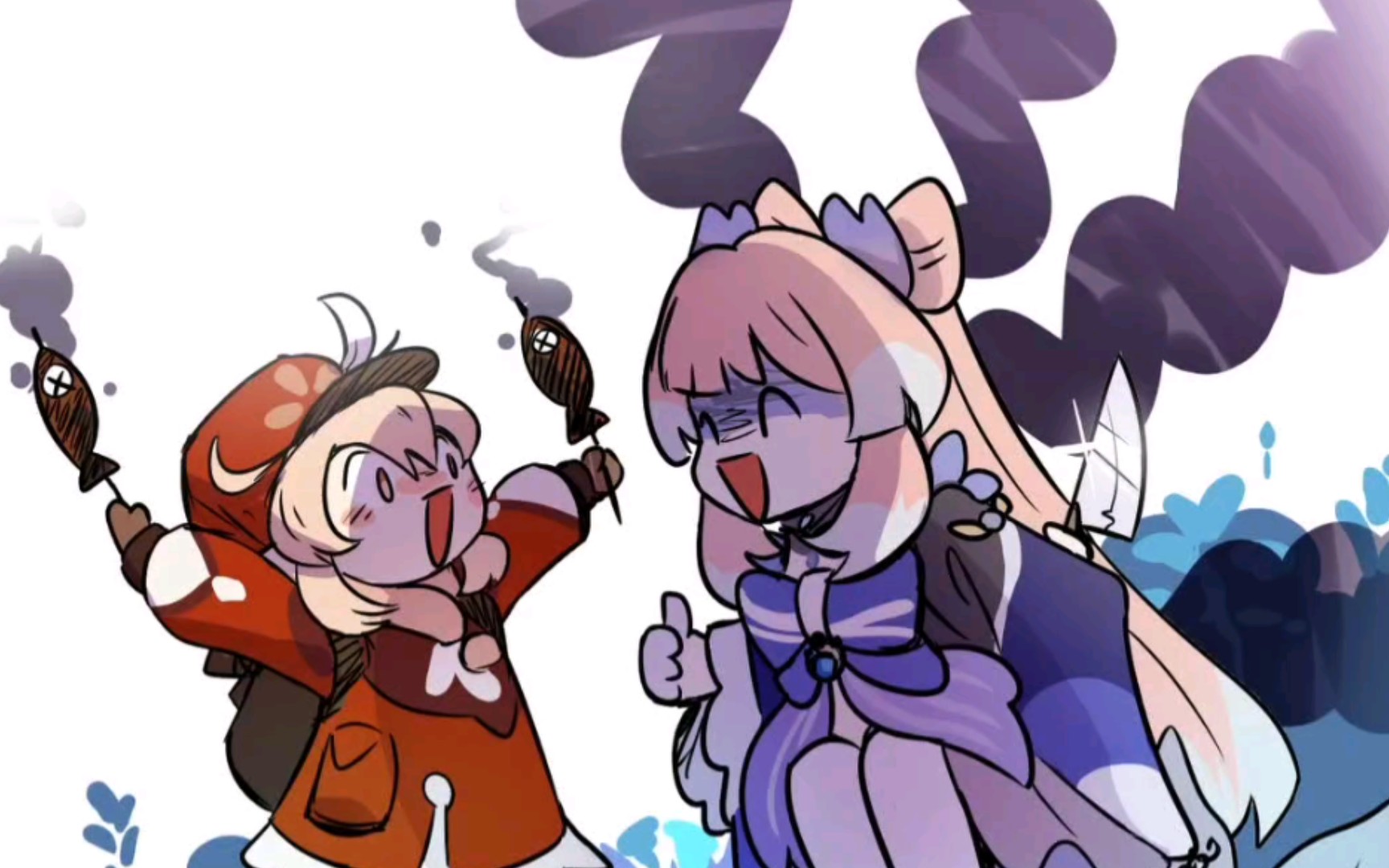 可莉:鱼!好大的鱼!原神近期沙雕图片【231】