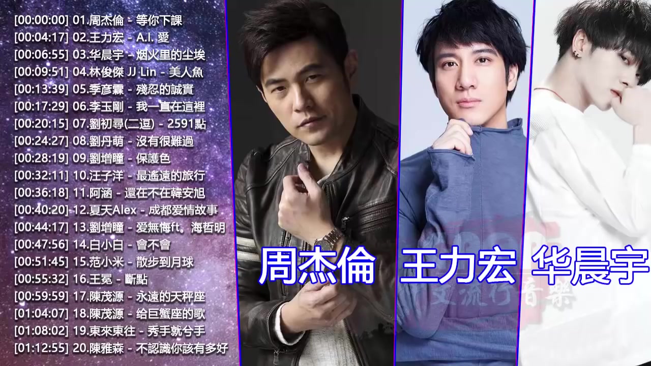 2019快手上最火的歌曲【周杰倫 王力宏 华晨宇 林俊傑】