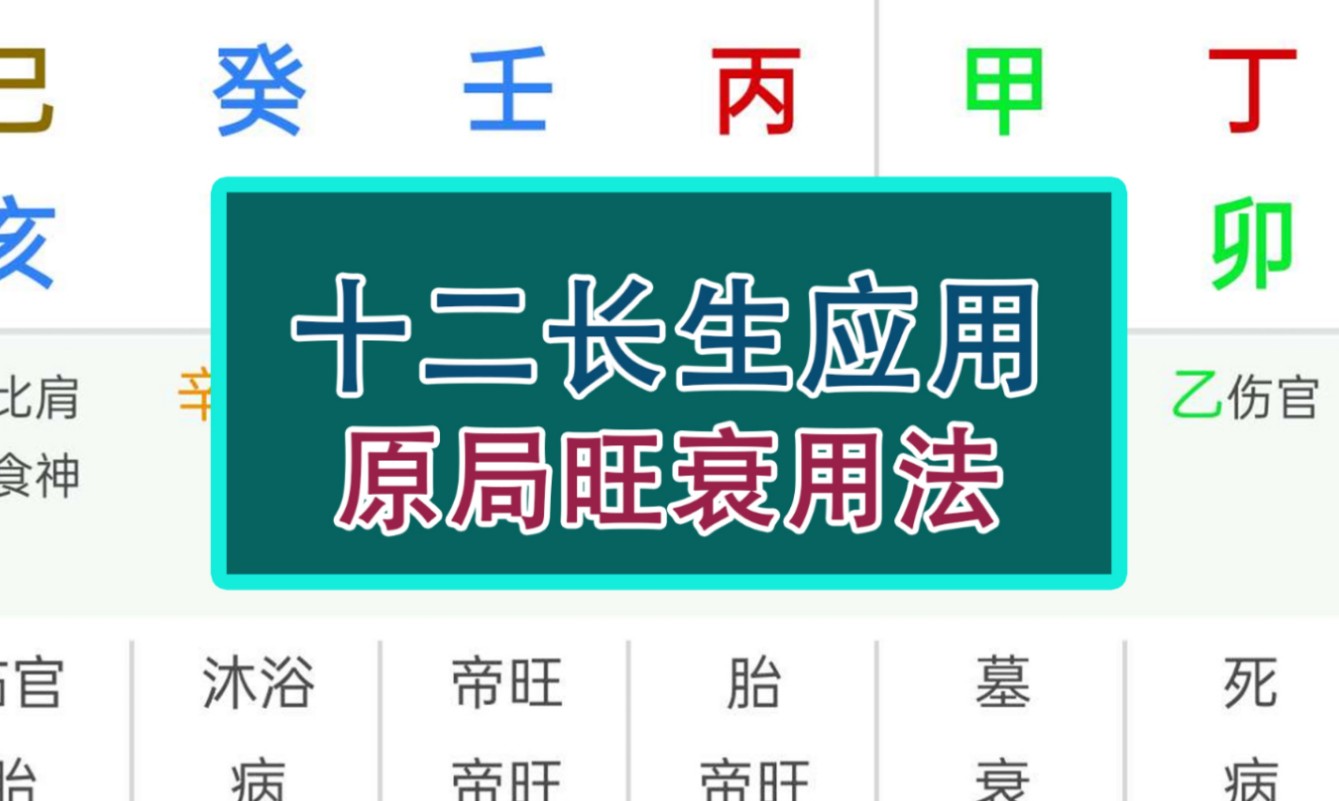 十二长生应用(命理八字知识分享)哔哩哔哩bilibili