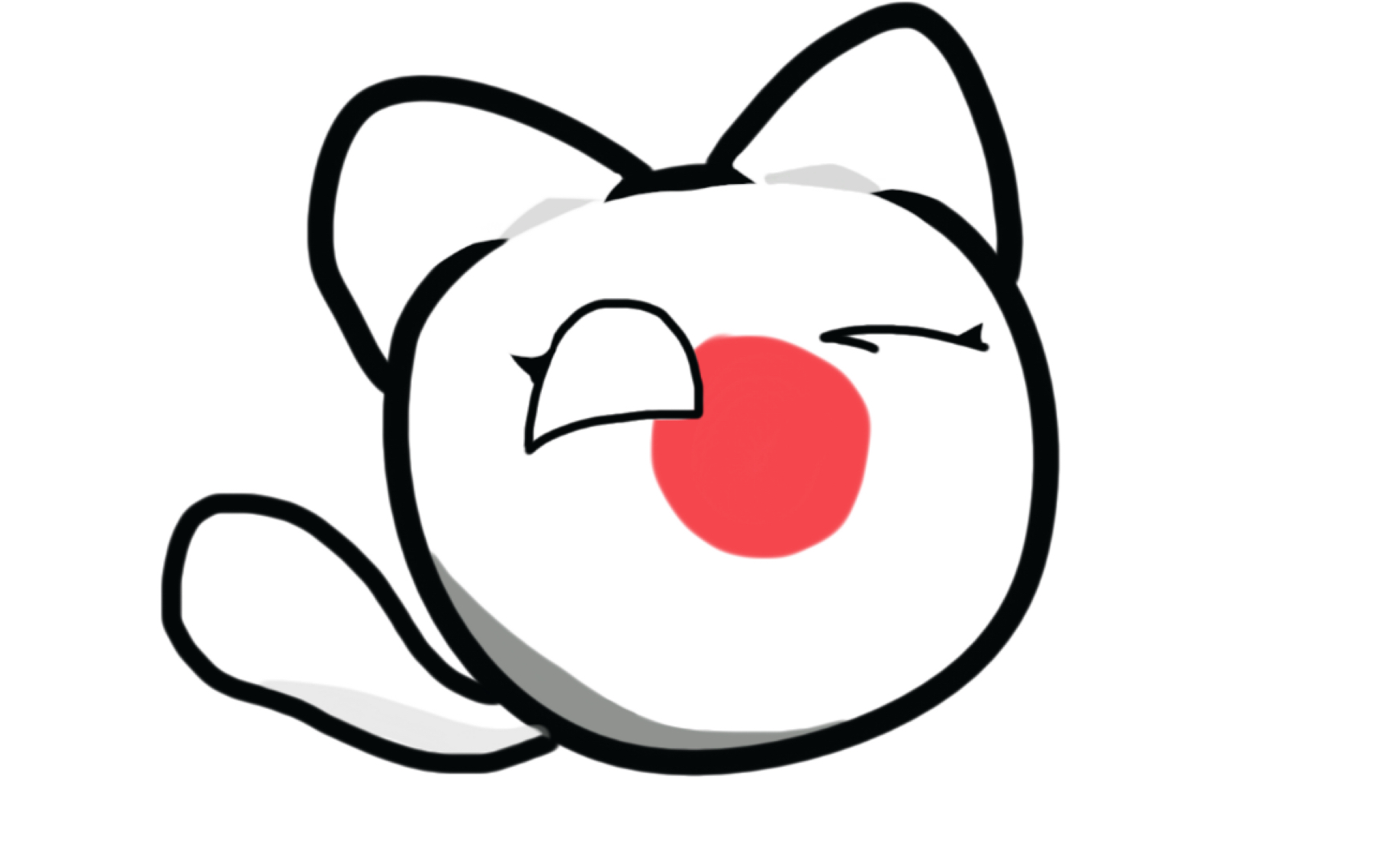 波兰球-画个日本猫