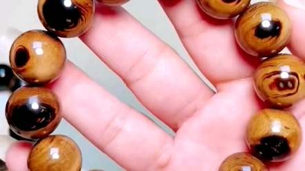 精品红柳天眼纹16mm×14颗重39克手串, 高品质高品相,纯手工打磨制作