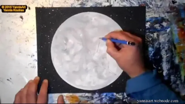 Watercolor and White Gouache CLOUDS Painting Demonstration 