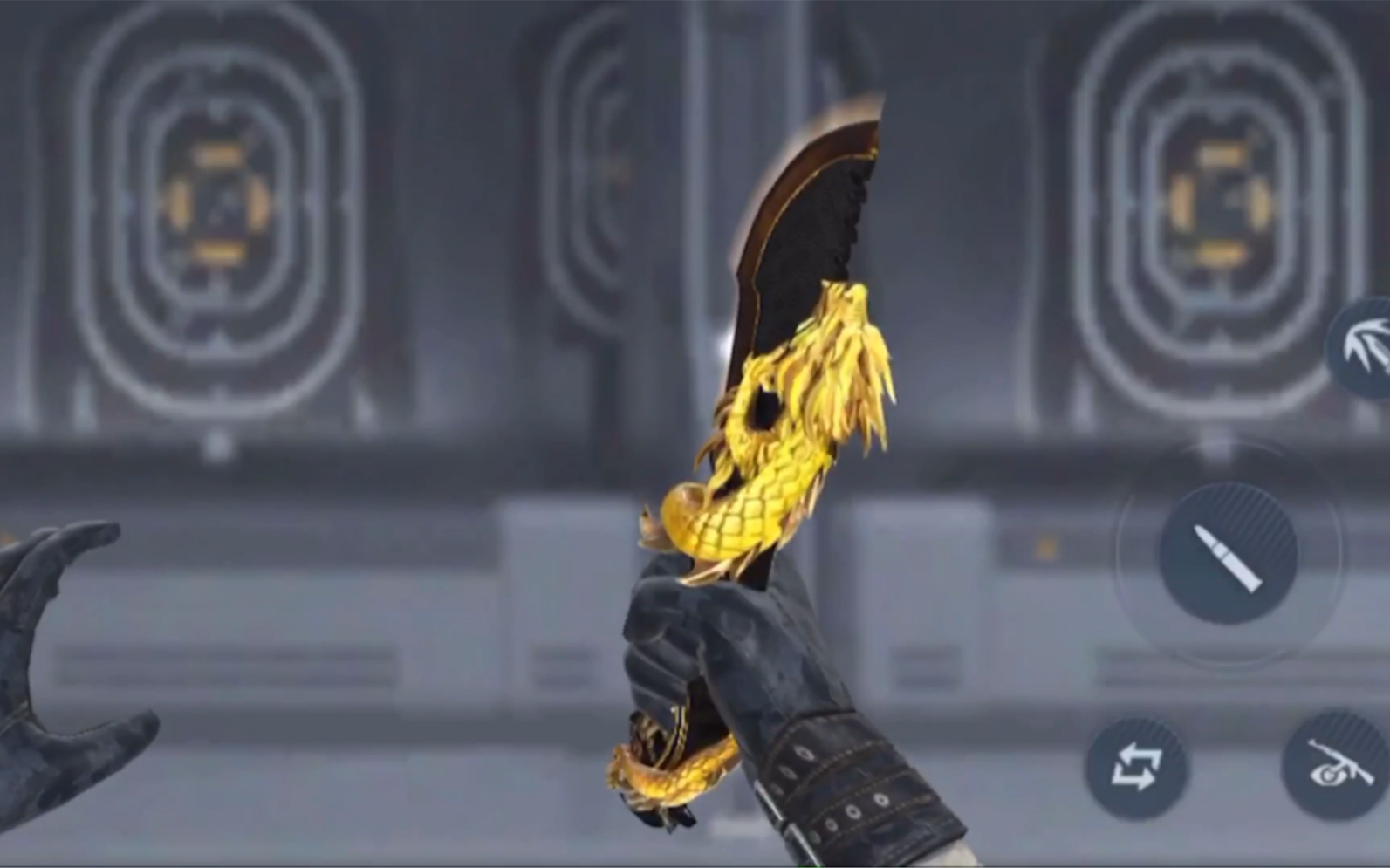 cf手游丛林匕首庆龙觉醒千变皮肤 黑金 碳纤维板材id:3851300