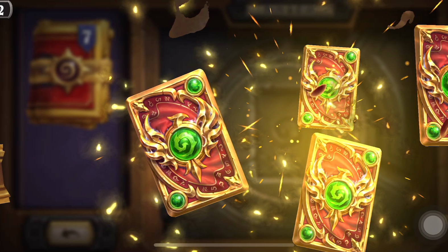 炉石传说标准金色卡包开包