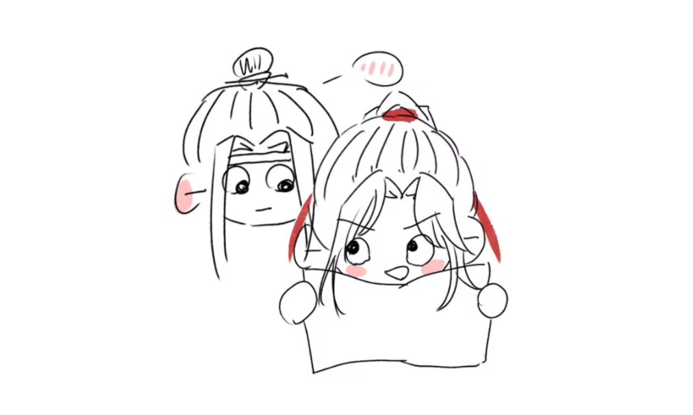 动漫 简笔画 卡通 漫画 手绘 头像 线稿 1012_607