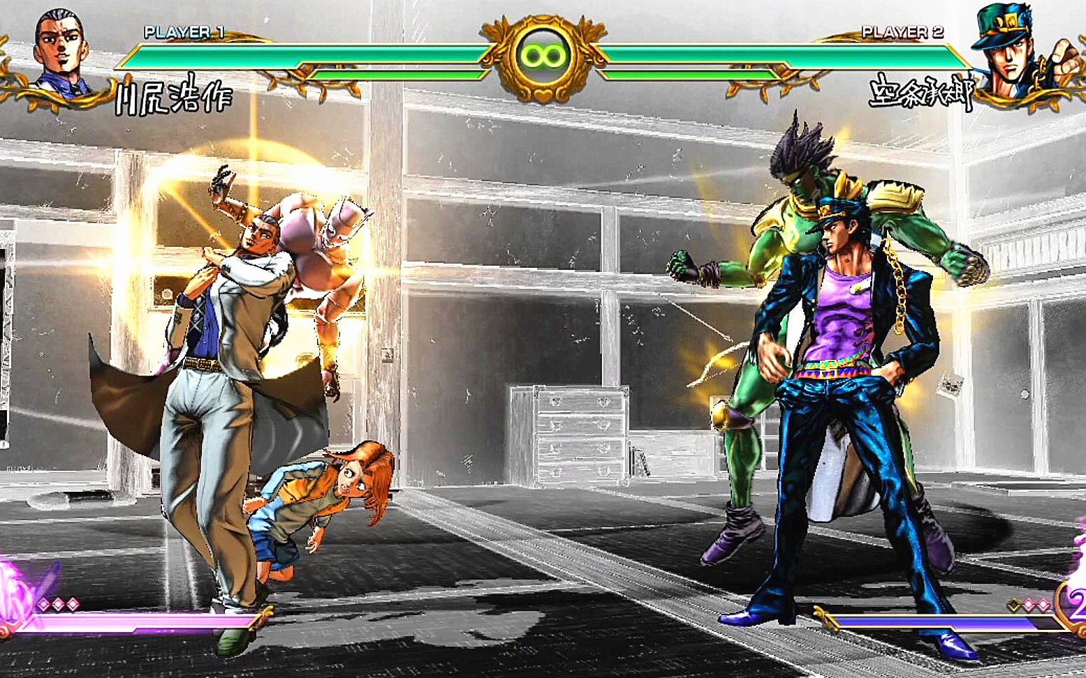 jojo全明星大乱斗:第三炸弹pk白金时停 早人的效果是否还能触发_哔哩