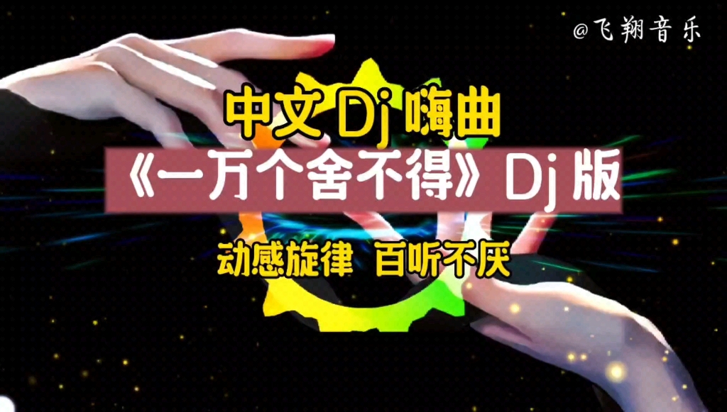 [图]【无损音质】中文 dj 嗨曲《一万个舍不得》dj 版，动感旋律，百听不厌。