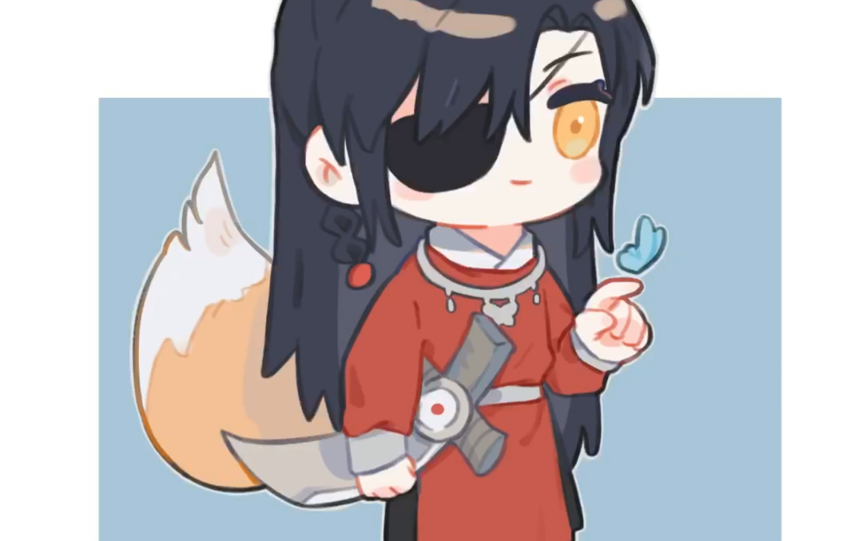 【板绘】q版花怜绘画过程