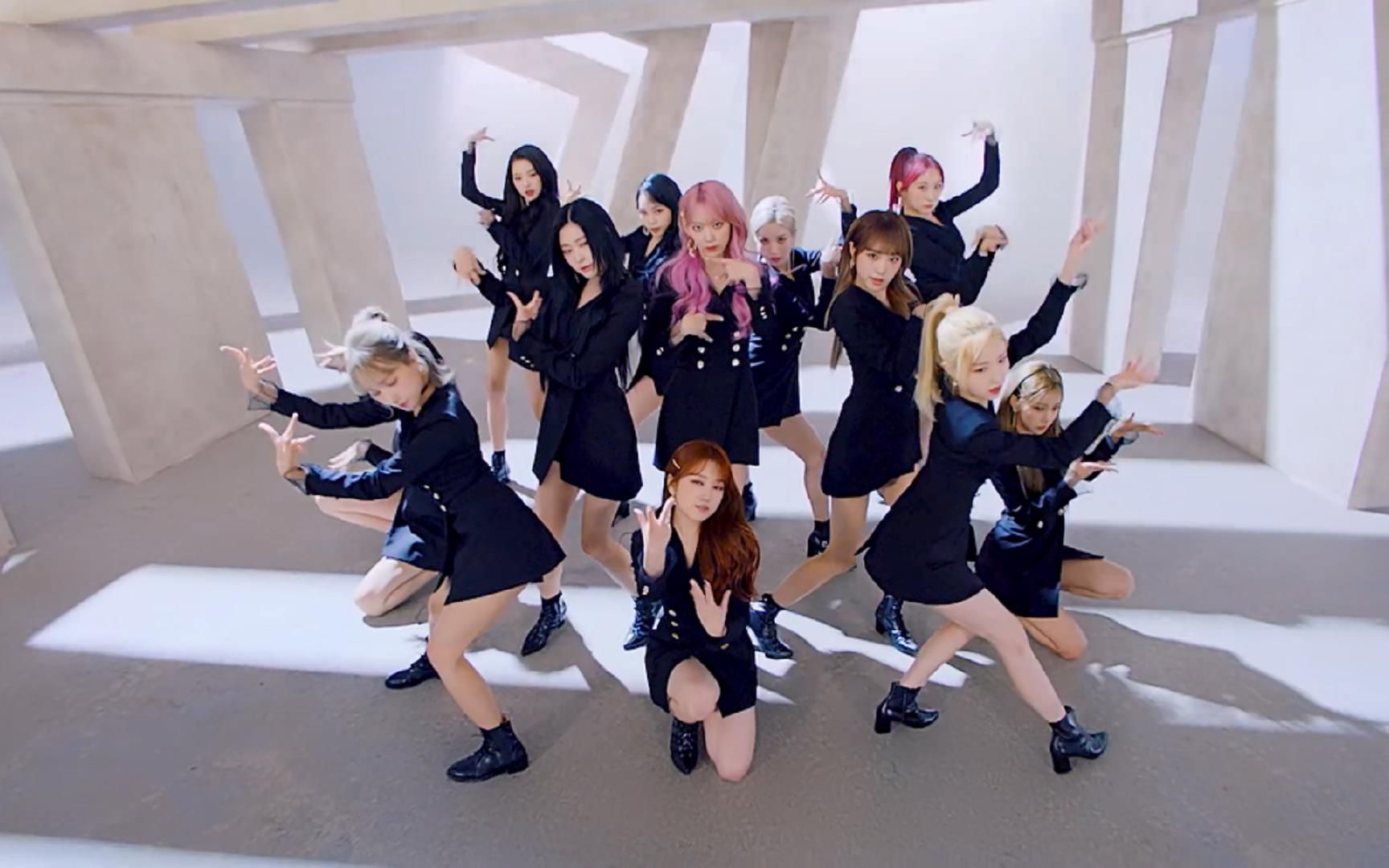 izone《panorama》mv舞蹈版   bling bling《la la la》校服版练习室