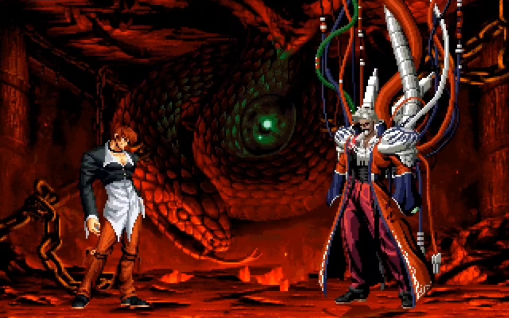 拳皇mugen:情殇八神vs白炎神卢卡尔