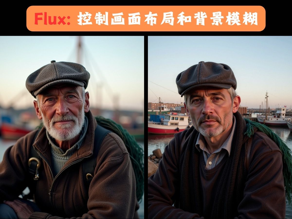 精通 Flux 模型:通过提示词和 LoRA 控制画面布局和背景模糊哔哩哔哩bilibili