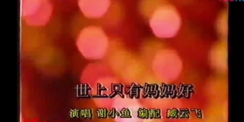 谢小鱼1991年元旦晚会歌曲《世上只有妈妈好》.哔哩哔哩bilibili