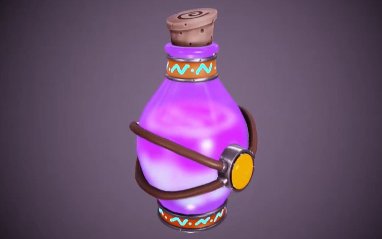 基础入门3dmaxsubstancepainter2020制作风格化魔法药水