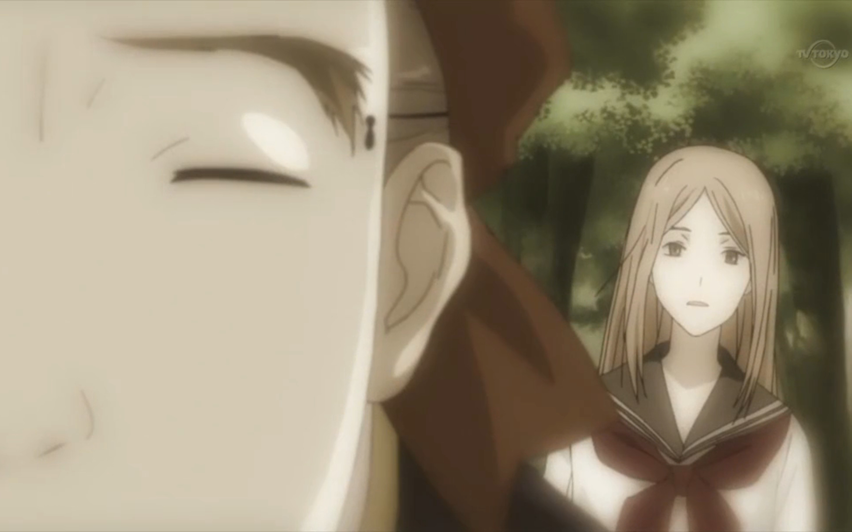 夏目友人帐,露神大人和花子奶奶一起离开了,最后的信徒离开了,神明也