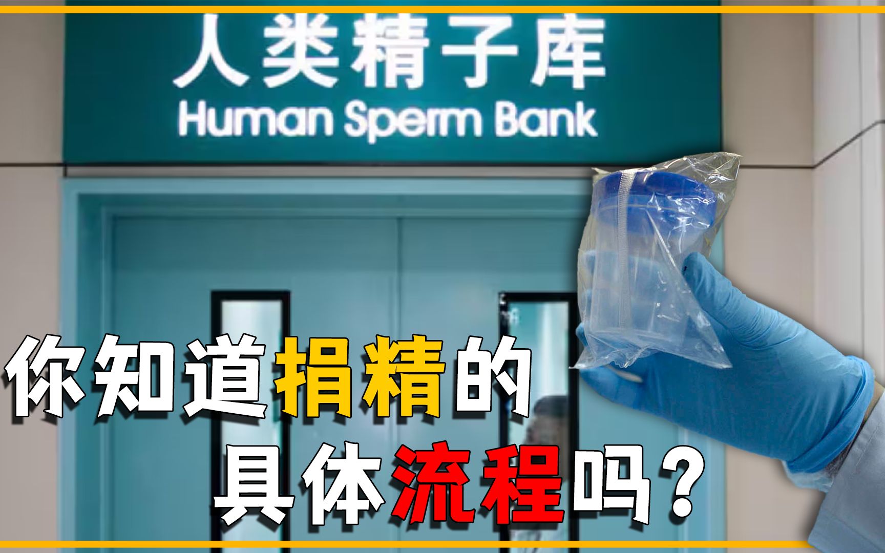 捐精的真实流程是什么?一次就能到手6000块,为啥大多数人不赚这个钱?哔哩哔哩bilibili