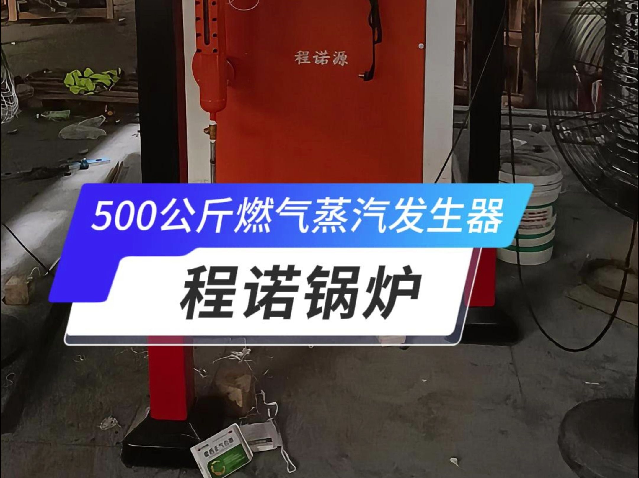 程诺锅炉500公斤燃气蒸汽发生器安装案例