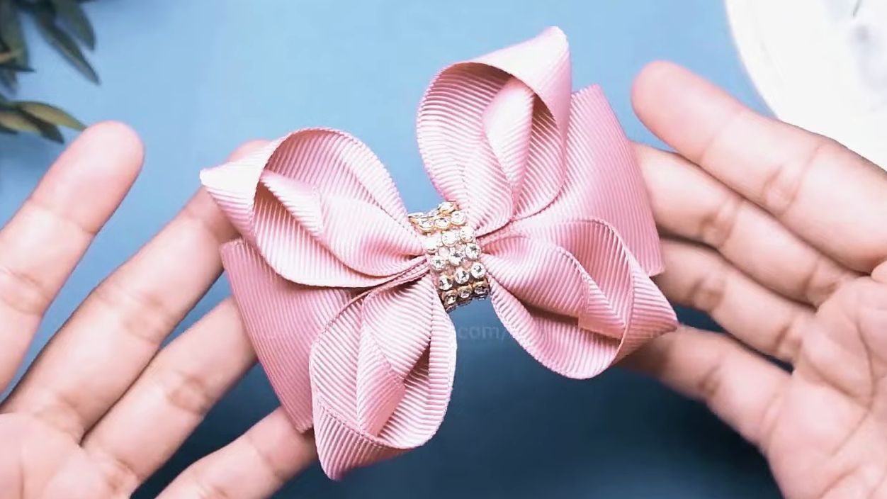 【elysia handmade】蝴蝶结发饰制作教程0355