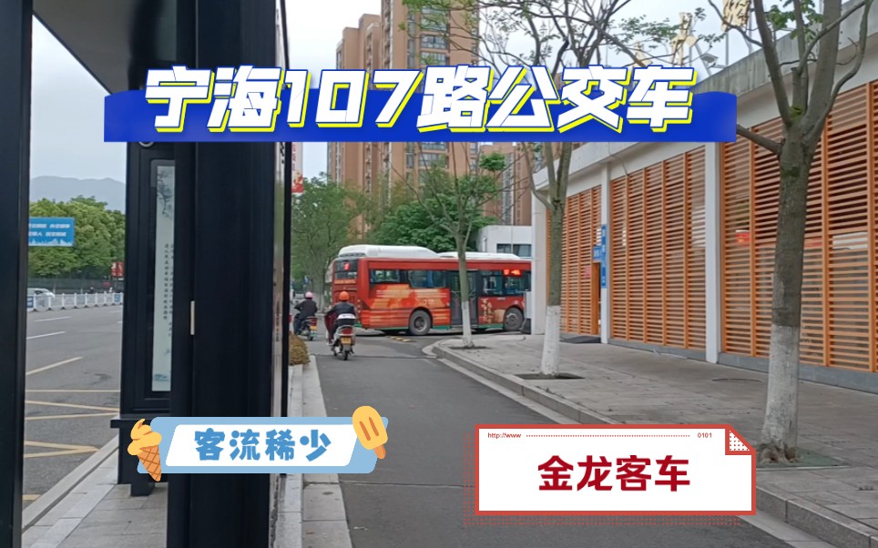 【公交行】专门为得力集团开一条公交线路?宁海107路公交车[枧头——金水路]体验哔哩哔哩bilibili