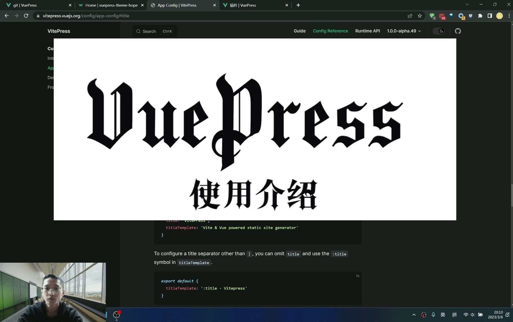 VuePress 设计与 VuePress Theme Hope哔哩哔哩bilibili