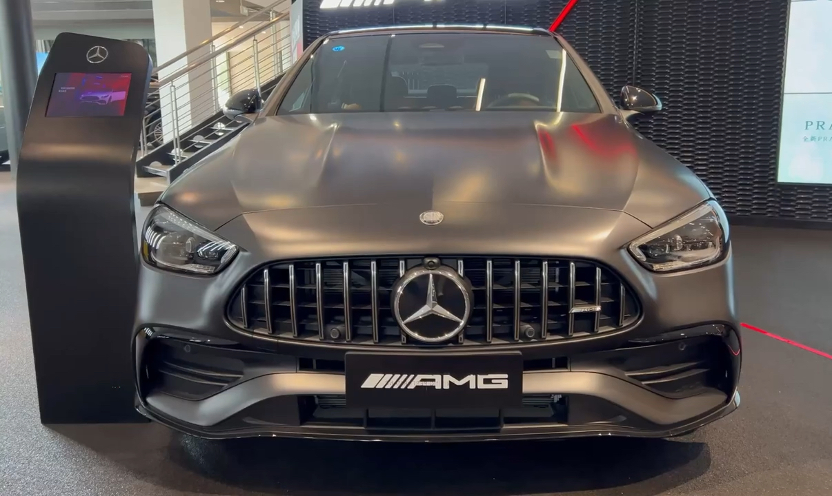 2024款奔驰amg c43试车