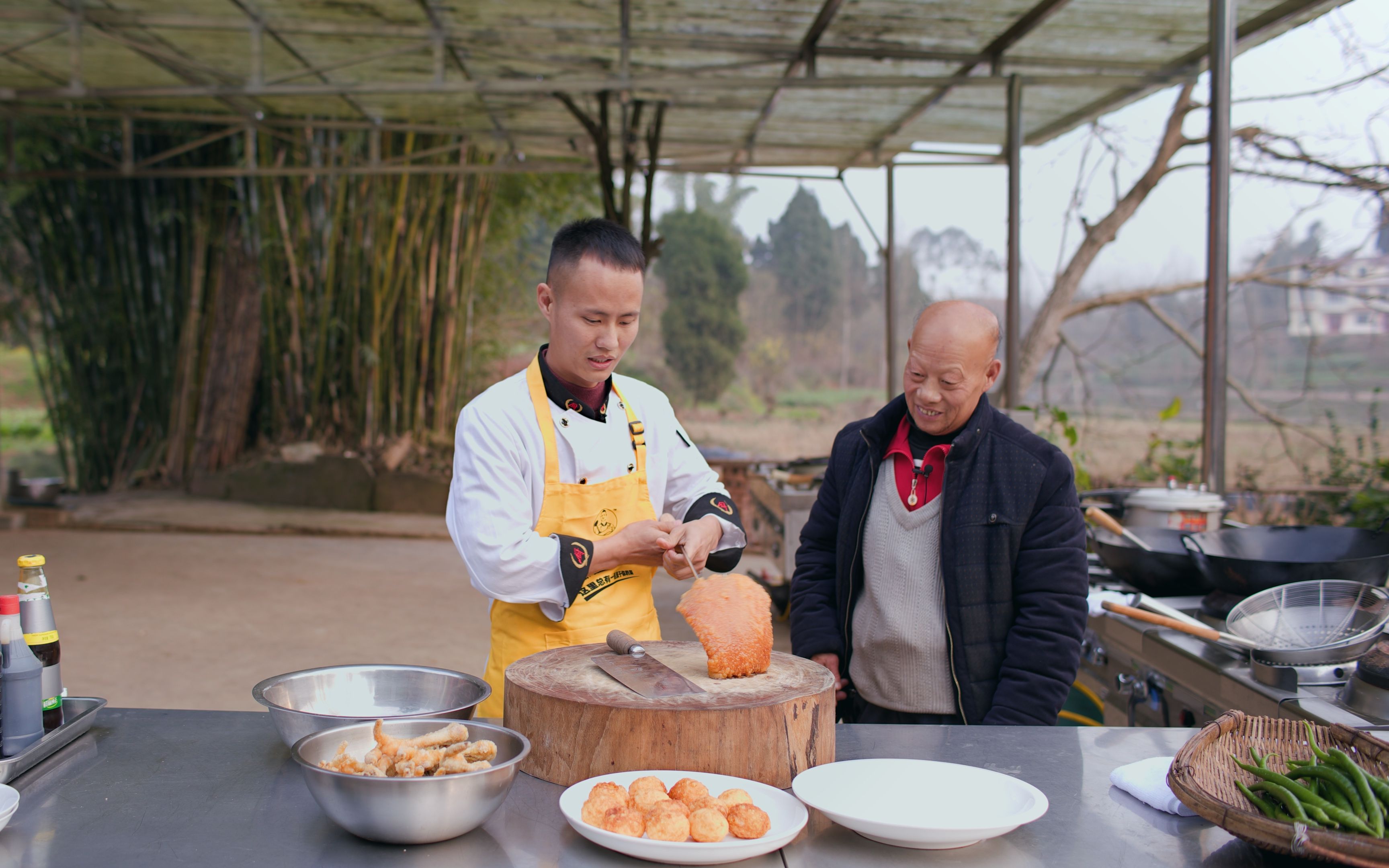 厨师长分享:“虎系菜”年夜饭,形似虎皮,色香俱佳哔哩哔哩bilibili