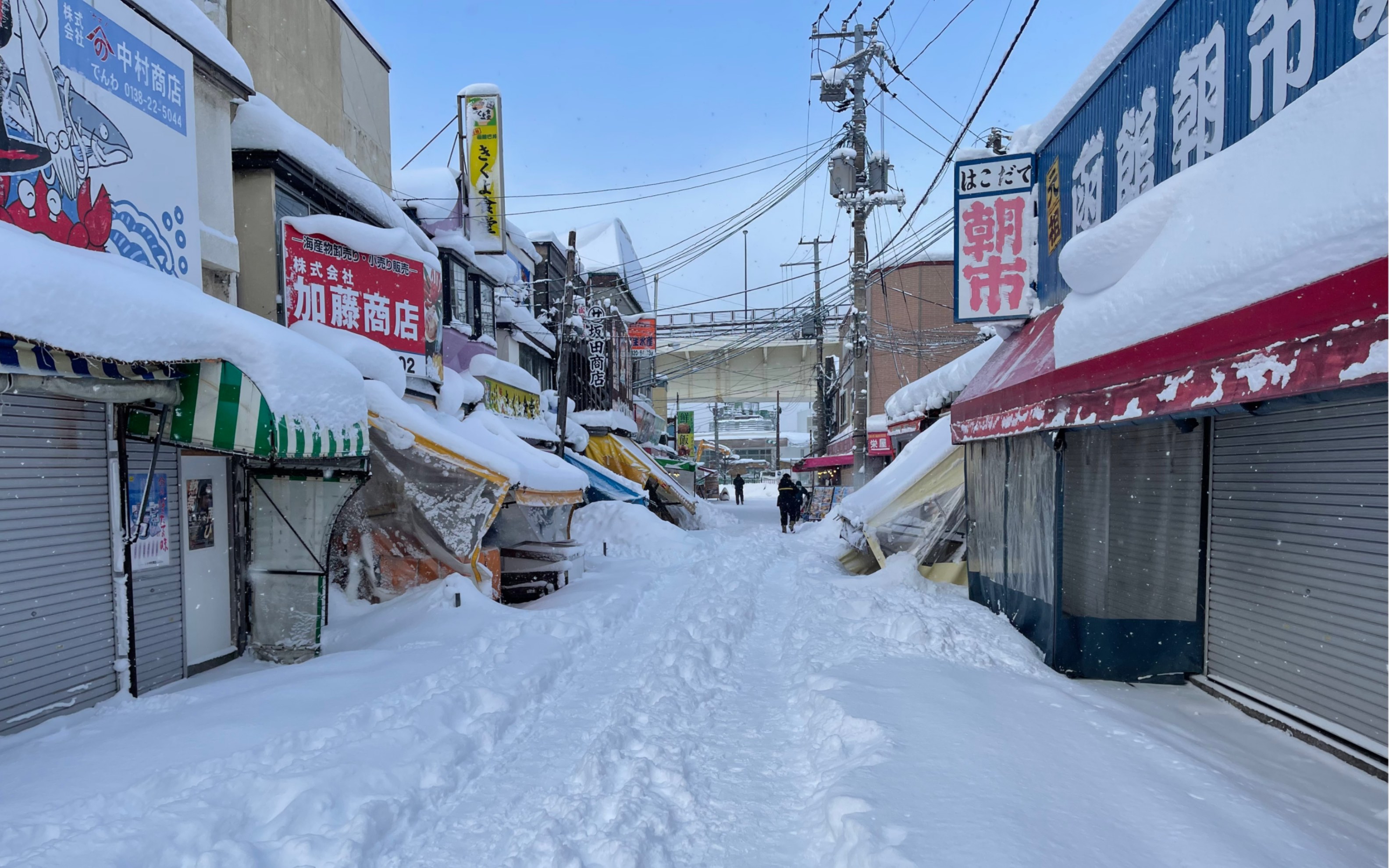 漫步雪中函馆,北海道の初印象