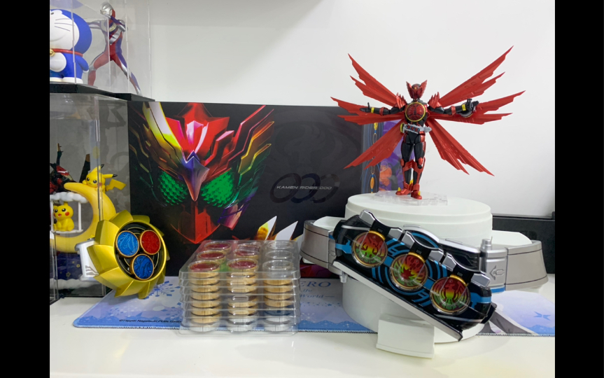 假面骑士ooo 欧兹csm豪华版 开箱简单把玩