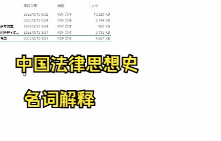 [图]中国法律思想史学习笔记 知识点总结 复习资料 名词解释 试题及答案 专业课干货 期末考试 考研