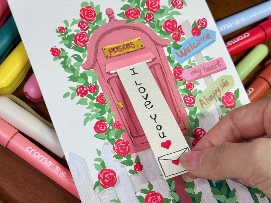 七夕diy贺卡🌷别看成品复杂!手残党也能做✂️