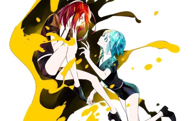 宝石之国‖辰砂&磷叶石:我才不管,那种家伙干脆消失了更好!