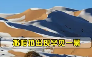 Download Video: 汤加火山喷发影响全球撒哈拉出现罕见一幕，人类值得警惕