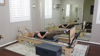 普拉提核心床-有氧Pilates Reformer 60 Minute Workout -  Banded Cardio Burn and Stretch