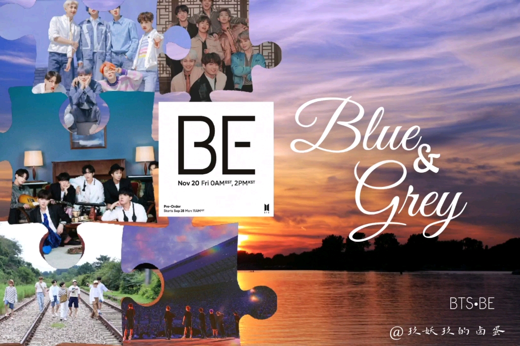 防弹少年团bluegrey中文纯歌词版快点进来感受这份治愈吧