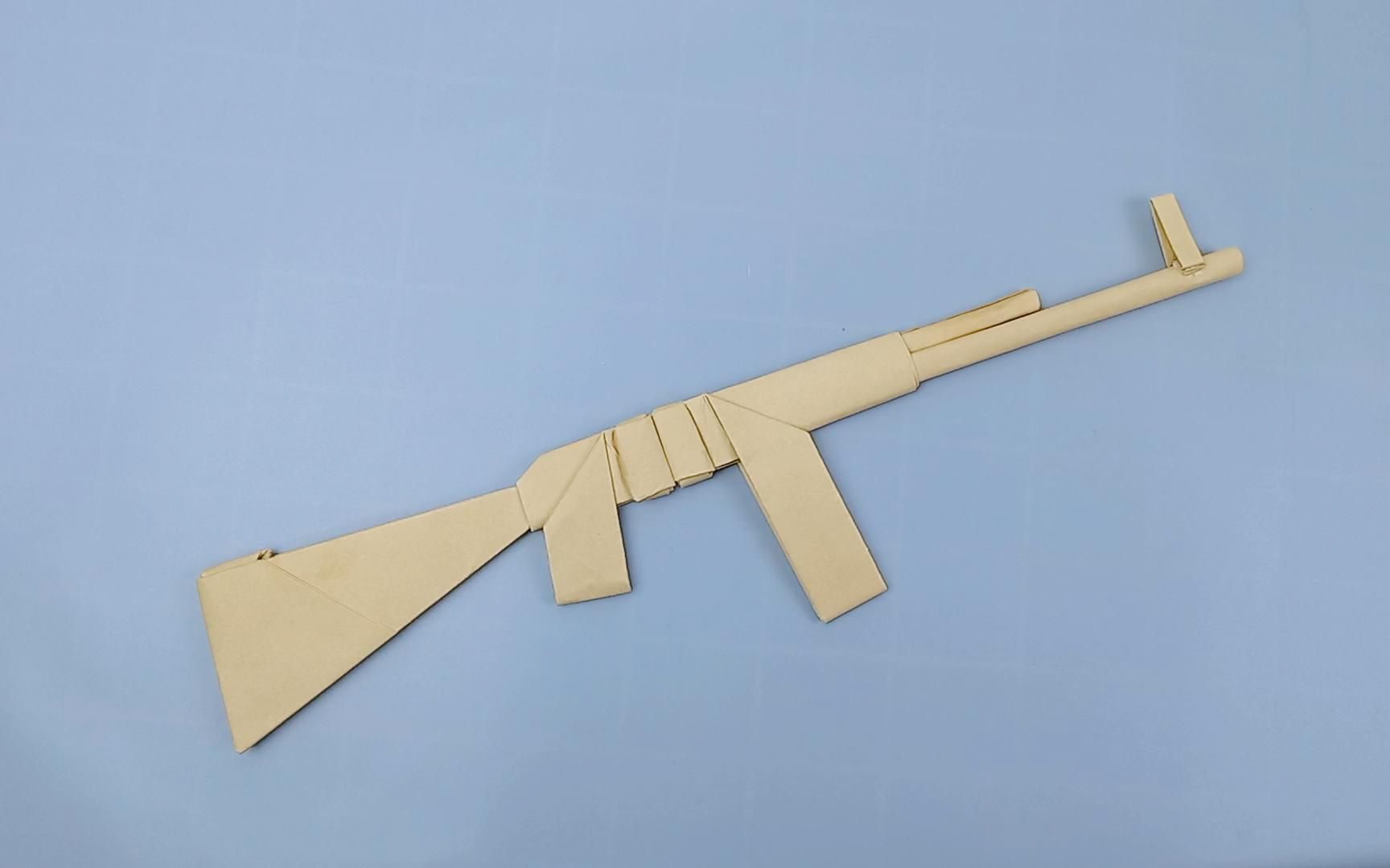 仿真ak47折纸枪模型,拥有它,你就是最靓的仔