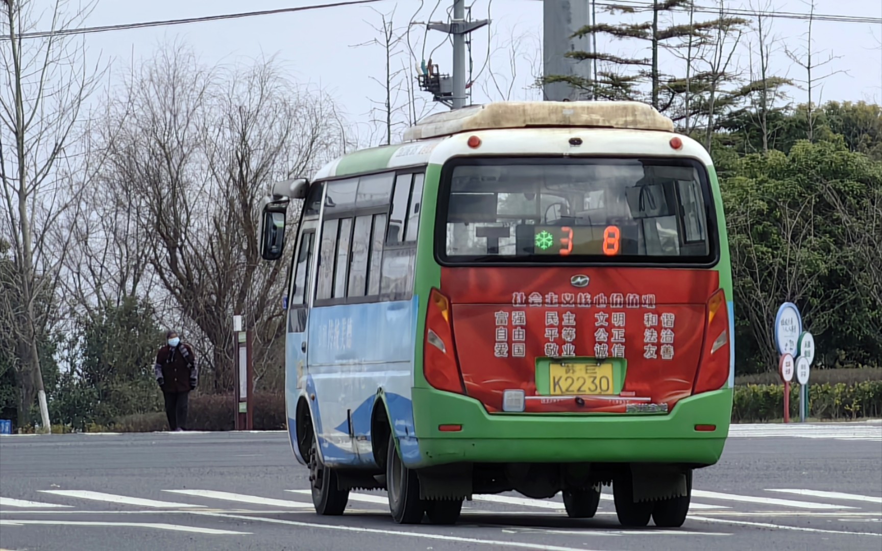 [pov501 沙溪村村通]太仓公交 308路 沙溪医院→沙溪医院 前方展望