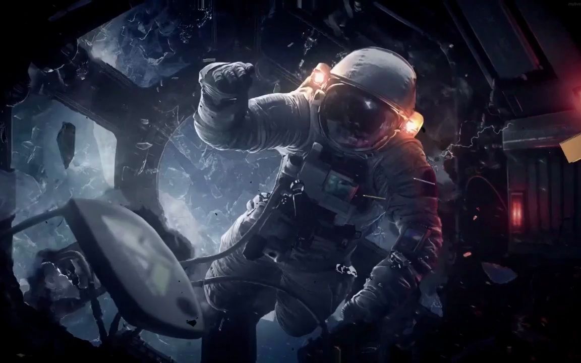 k2272 外星科技科幻太空宇航员星际大屏幕人物背景vj视频素材酒吧夜店