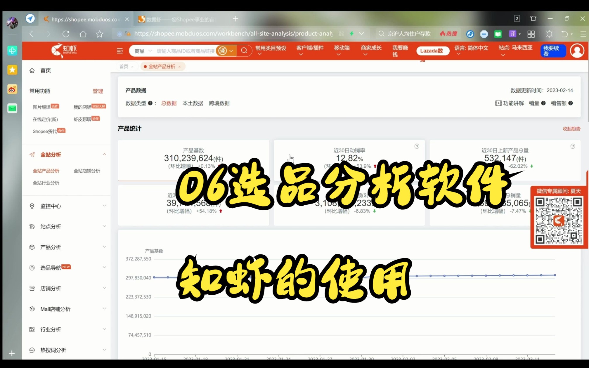 06选品分析软件,知虾的使用哔哩哔哩bilibili