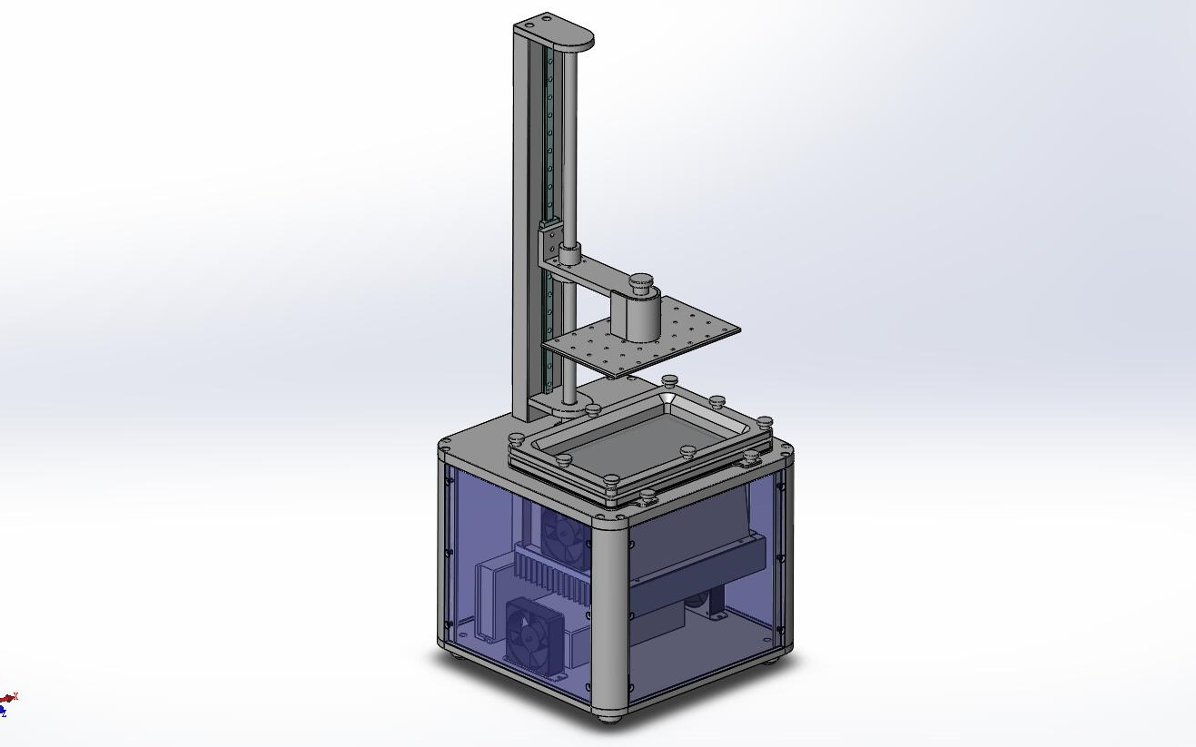 3d光固化lcd打印機 150瓦燈板及一體控制板亮度調節測試