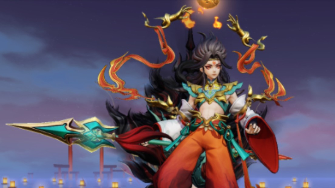 好久没玩了,来次哪吒皮肤天梯吧,没想到是人机,也合理,毕竟太久没玩了