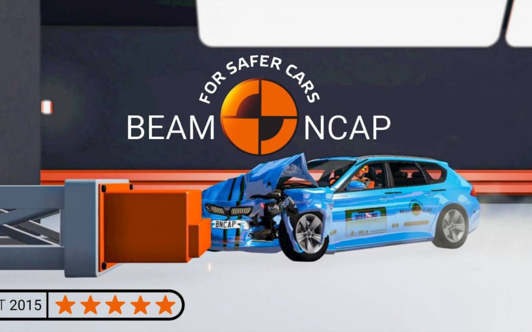 [BeamNG] ETK800 2015 NCAP碰撞测试(俊橘翻译剪辑)哔哩哔哩bilibili