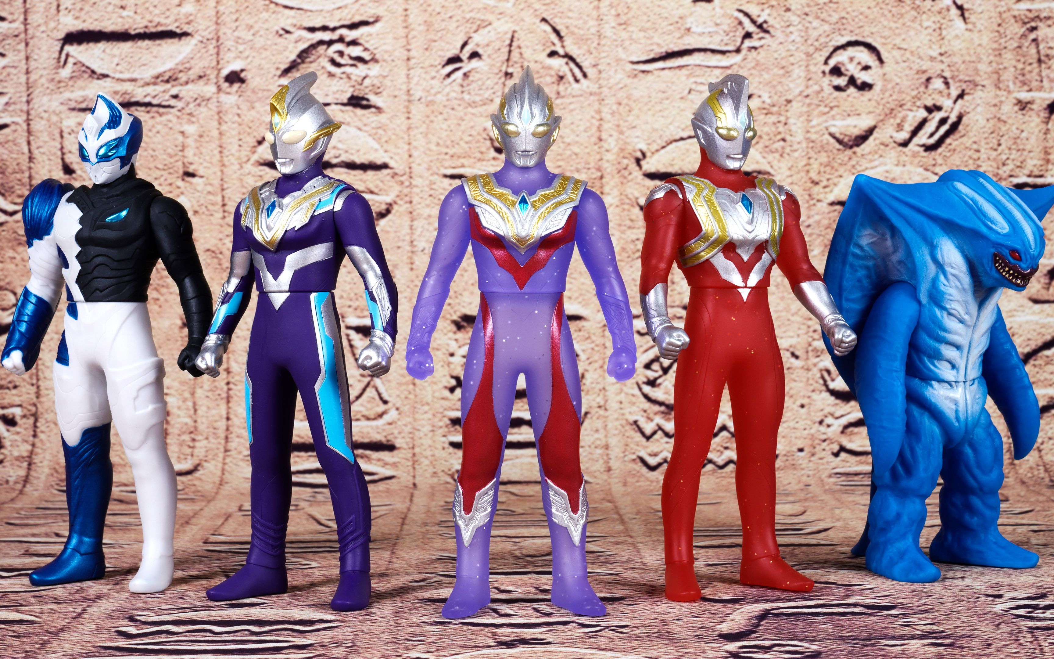 活动  【超偷色】奥特英雄软胶 特利迦奥特曼 空中型 复合型&强力型