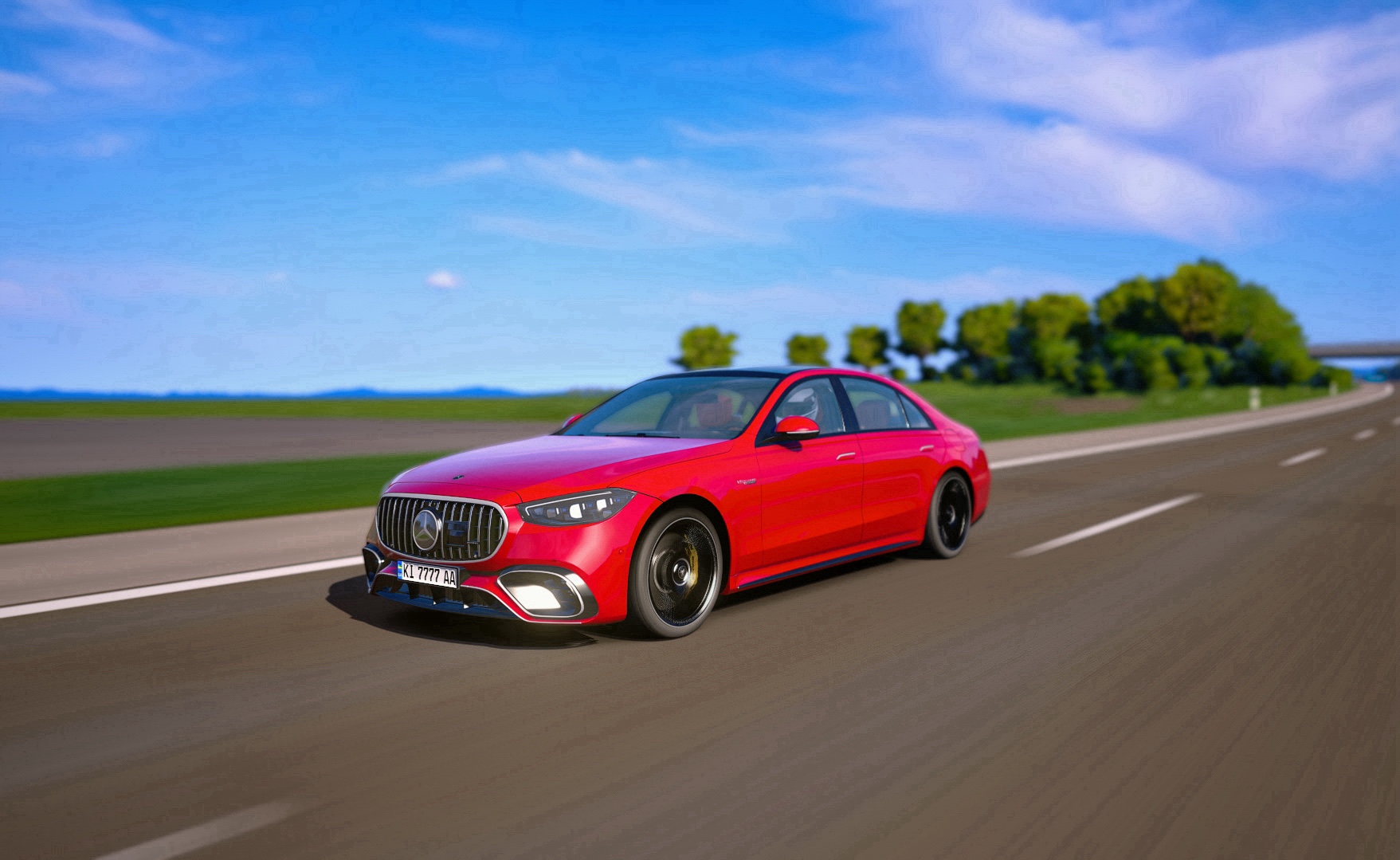 【神力科莎】德国高速 rheda-wiedenbrück 梅赛德斯-奔驰 amg s63 e